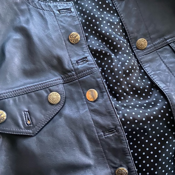 Vintage leather jacket - Picture 2 of 3